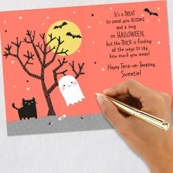 Treat to Love You Halloween Card for Granddaughter