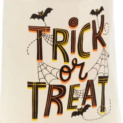 13" Trick or Treat Canvas Halloween Tote Bag