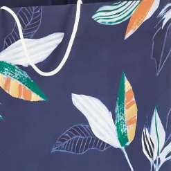 15" Tropical Stems on Navy Extra-Deep Gift Bag