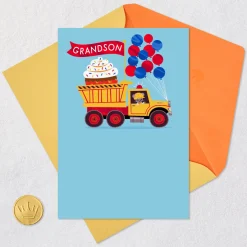 Truckload of Love Birthday Card for Grandson