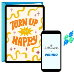 Turn Up the Happy Venmo Birthday Card