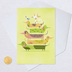 UNICEF Pet Pyramid Birthday Card for Friend