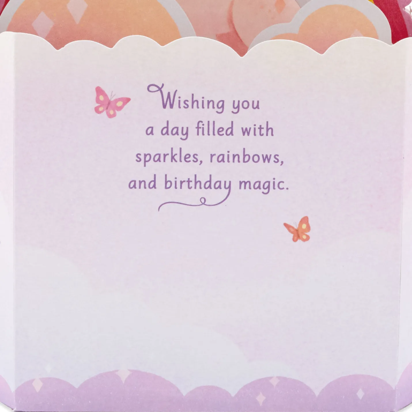 Unicorn Rainbow Musical 3D Pop-Up Birthday Card With Light