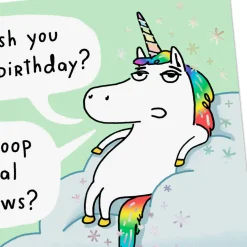 Unicorn You Magical Bastard Funny Birthday Card