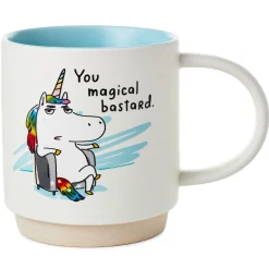 Unicorn You Magical Bastard Funny Mug, 16 oz.