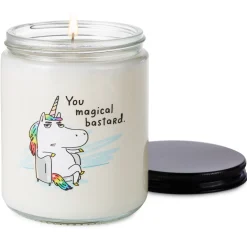 Unicorn You Magical Bastard Scented Single-Wick Jar Candle, 7 oz.