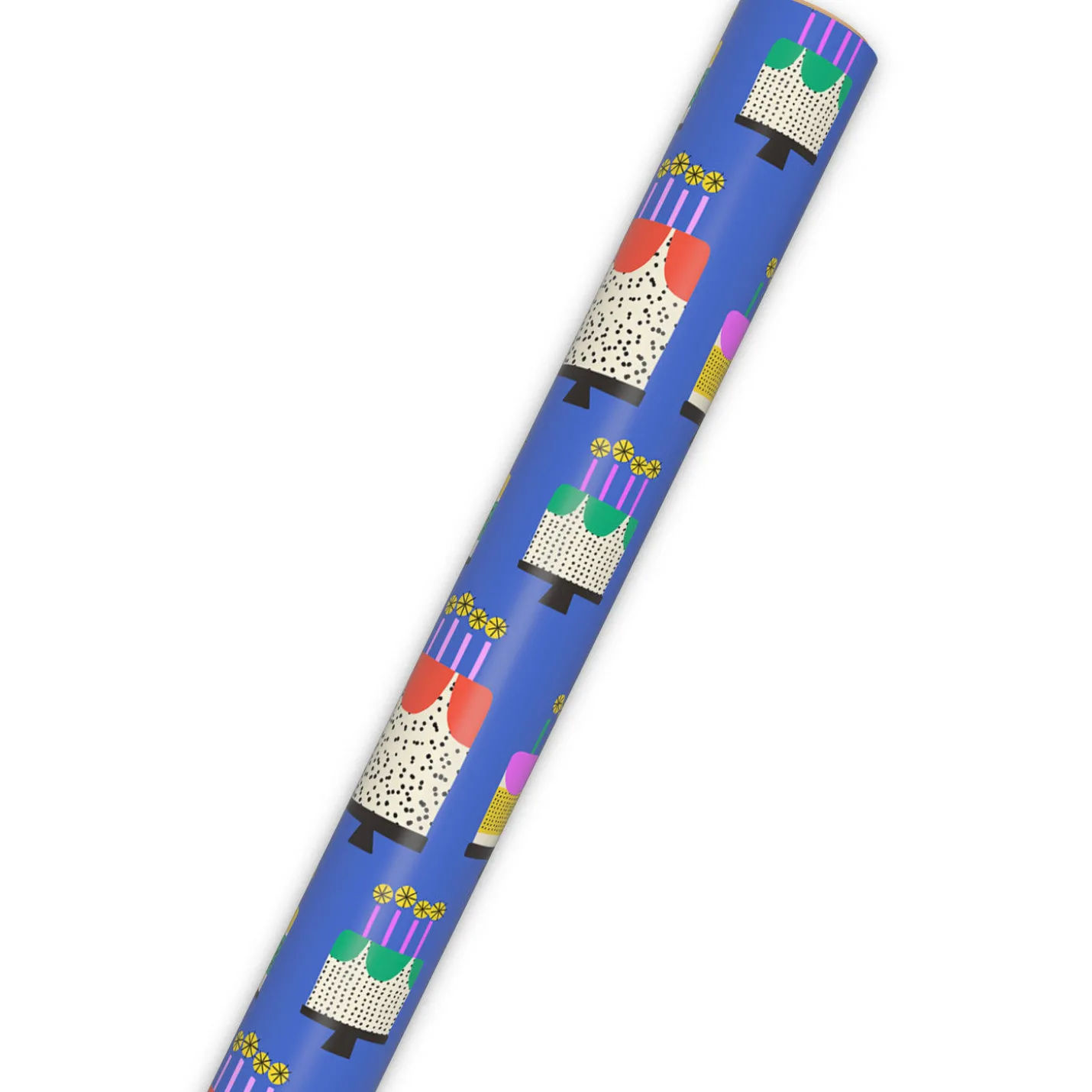 Vanilla-Scented Birthday Cakes Wrapping Paper Roll, 15 sq. ft.