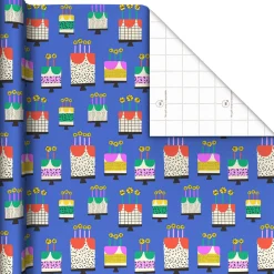 Vanilla-Scented Birthday Cakes Wrapping Paper Roll, 15 sq. ft.