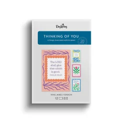 Vibrant Florals Assorted Religious Thinking of You Cards, Box of 12