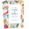 Vibrant Leaves Flat Wedding Invitation
