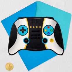 Video Game Controller Birthday Card With Sound