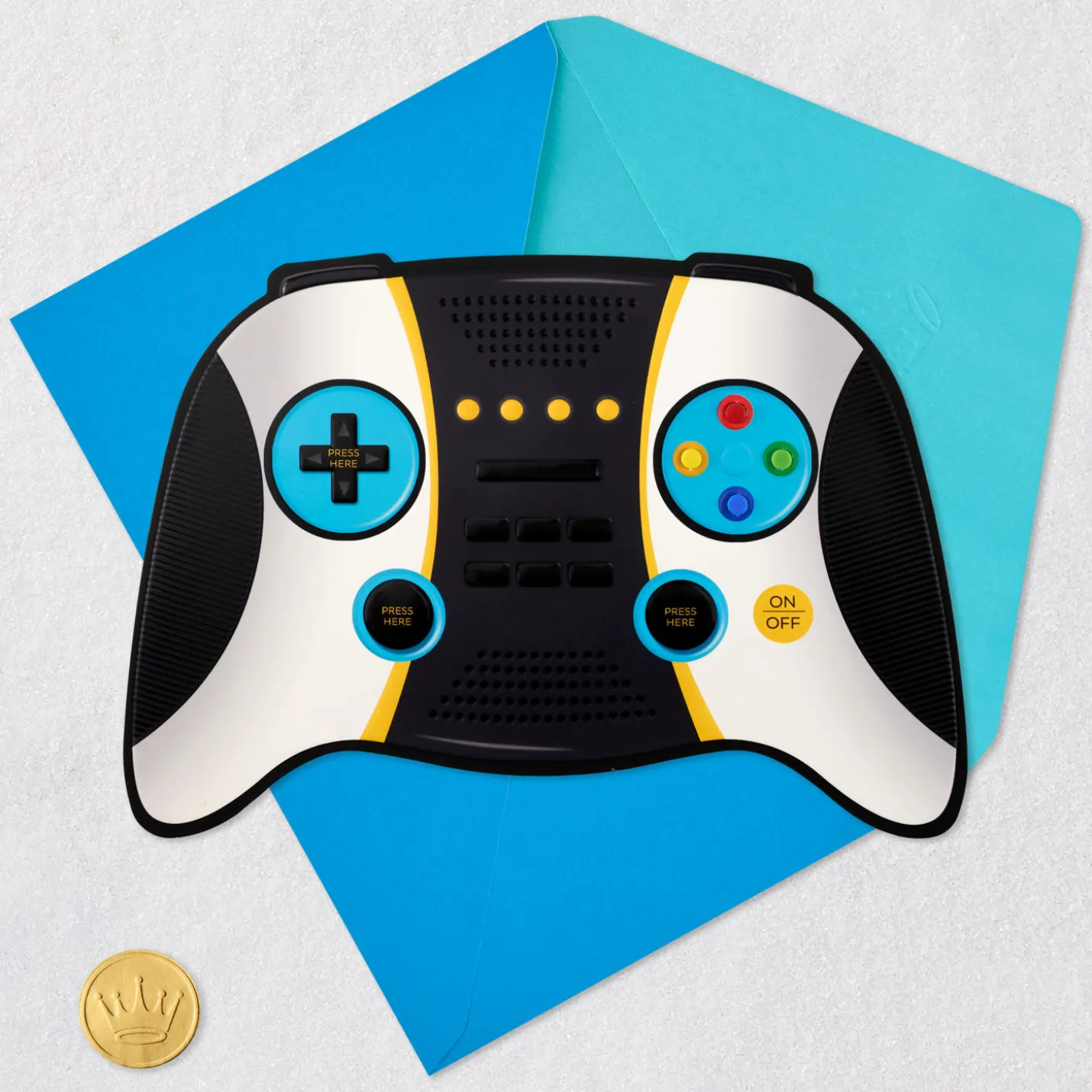 Video Game Controller Birthday Card With Sound