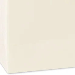 5.5" Vintage Floral Butterfly on Cream Small Square Gift Bag