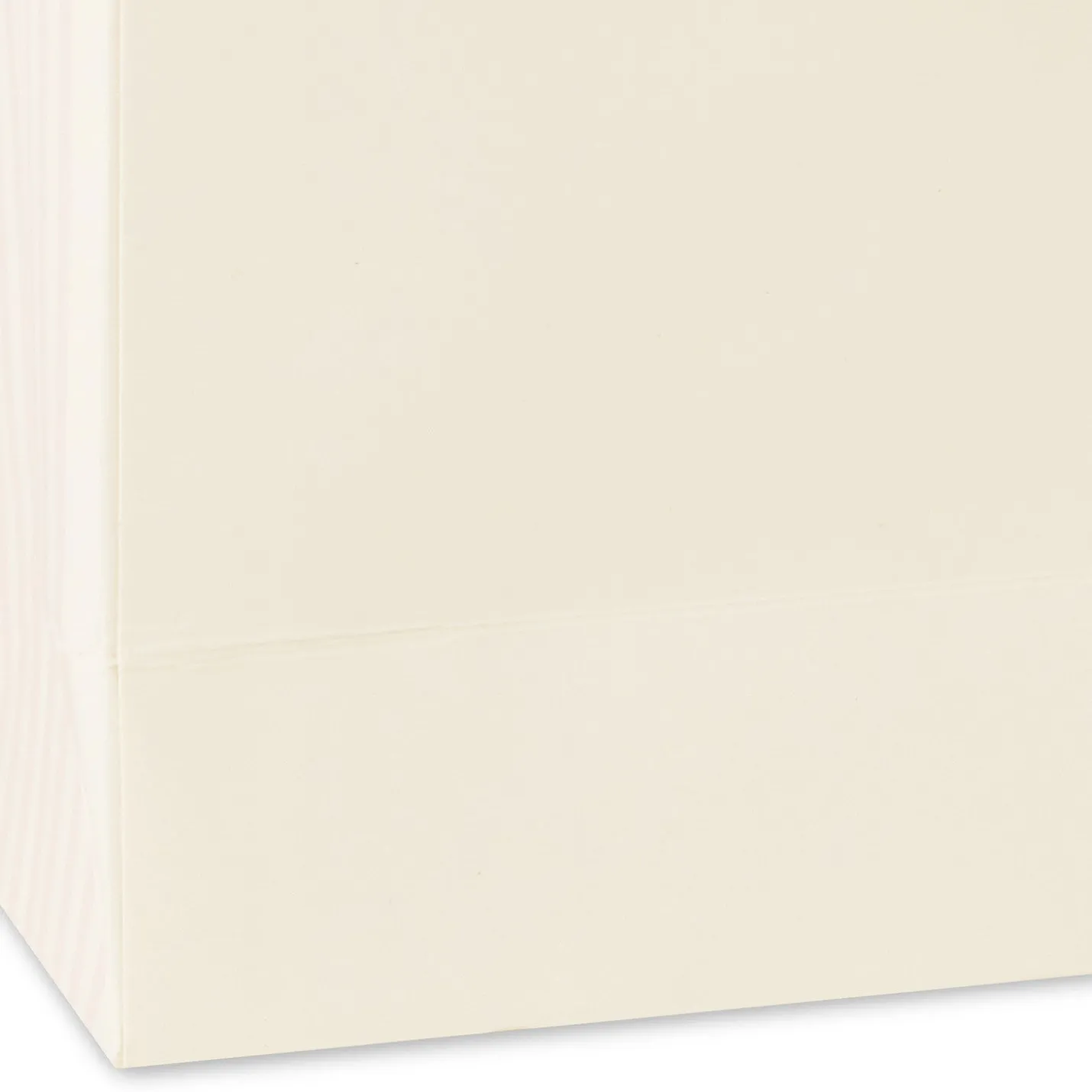 5.5" Vintage Floral Butterfly on Cream Small Square Gift Bag