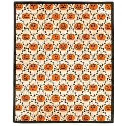 Vintage Jack-o'-Lanterns Throw Blanket, 50x60