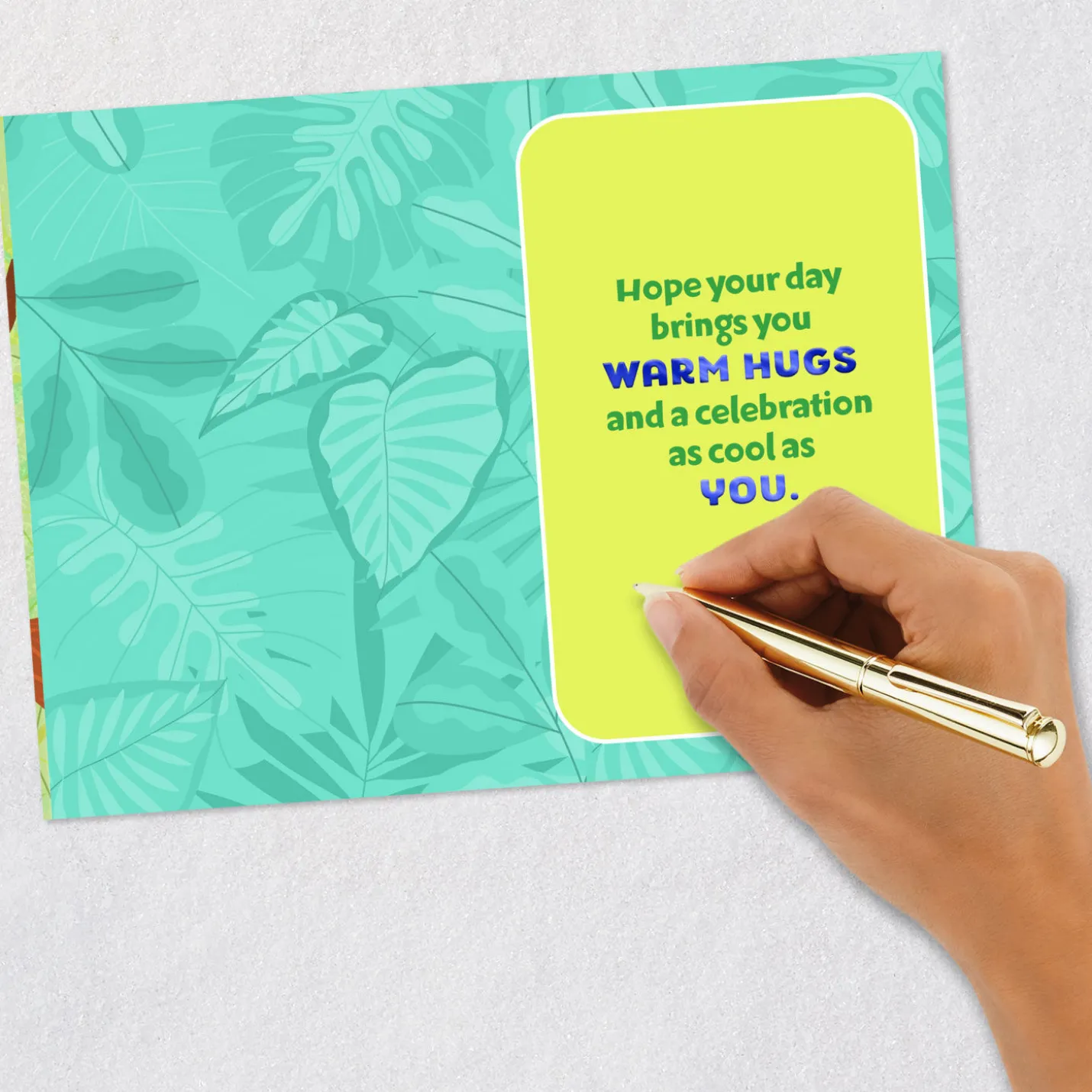 Warm Hugs Koala Birthday Card for Kid