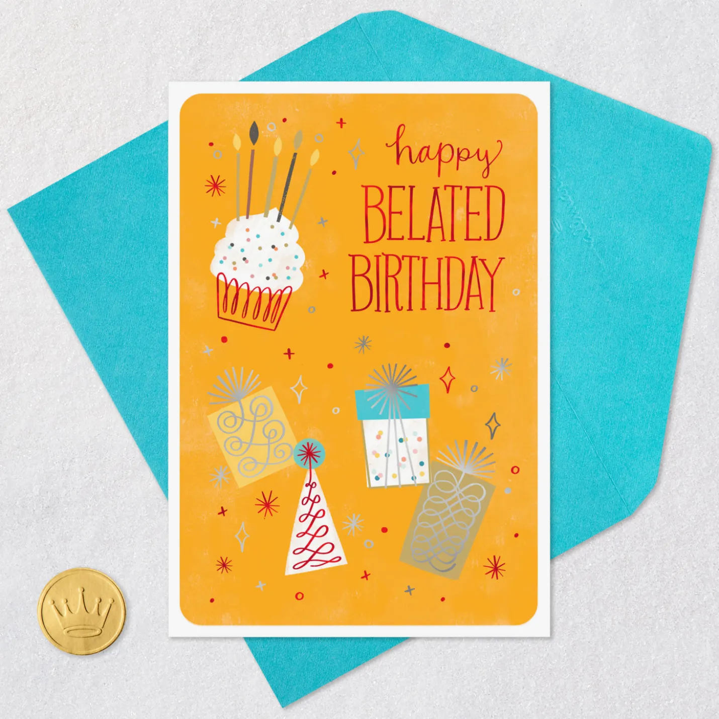 Warmest Wishes Belated Birthday Card