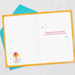 Warmest Wishes Belated Birthday Card
