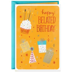Warmest Wishes Belated Birthday Card