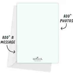 Warmest Wishes Flat Christmas Photo Card