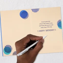 Watching You Grow Is a Gift Birthday Card for Grandson
