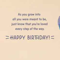 Watching You Grow Is a Gift Birthday Card for Grandson
