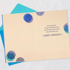 Watching You Grow Is a Gift Birthday Card for Grandson