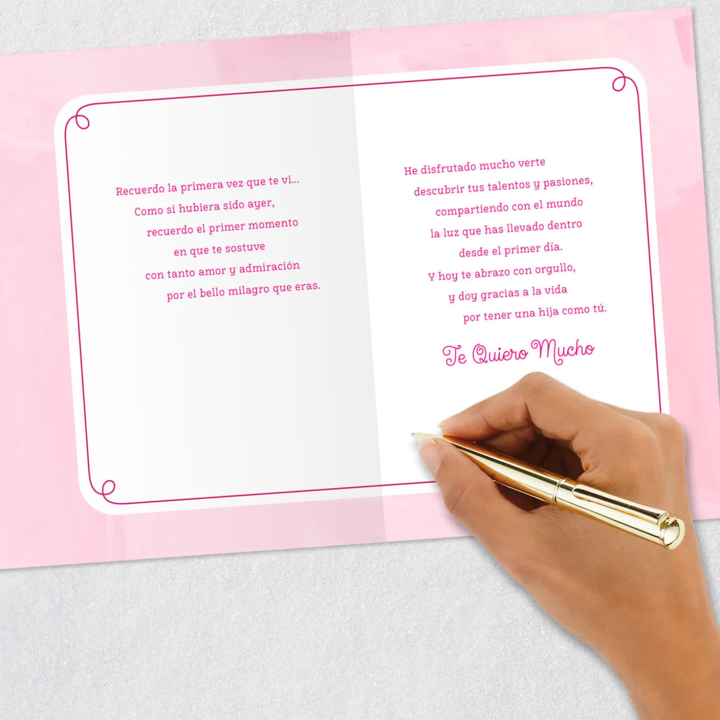 Watching You Grow Spanish-Language Birthday Card for Daughter