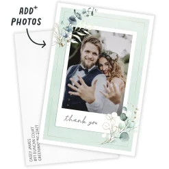 Watercolor Eucalyptus Wedding Thank-You Card