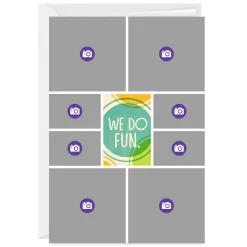 We Do Fun Photo Collage Custom Card