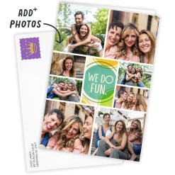 We Do Fun Photo Collage Custom Card