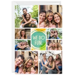 We Do Fun Photo Collage Custom Card