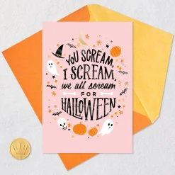 We All Scream Halloween Card