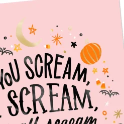 We All Scream Halloween Card