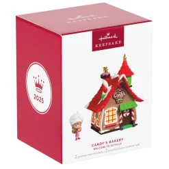 Welcome to Elfville Candy's Bakery Ornaments, Set of 2