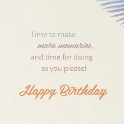 Welcome to 65 Tropical Sunset 65th Birthday Card