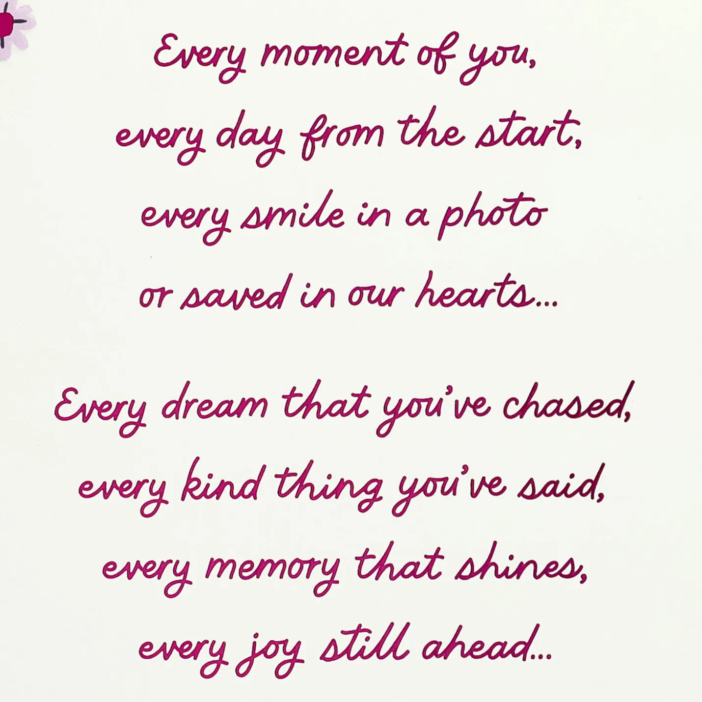 We Love Every Part of Your Story Birthday Card for Daughter