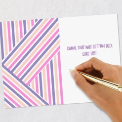 We're Not Worried What Others Think Funny Birthday Card