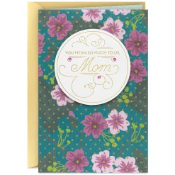We're Lucky to Have You Birthday Card for Mom From Both