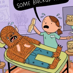 Werewolf's Hairy Situation Funny Halloween Card