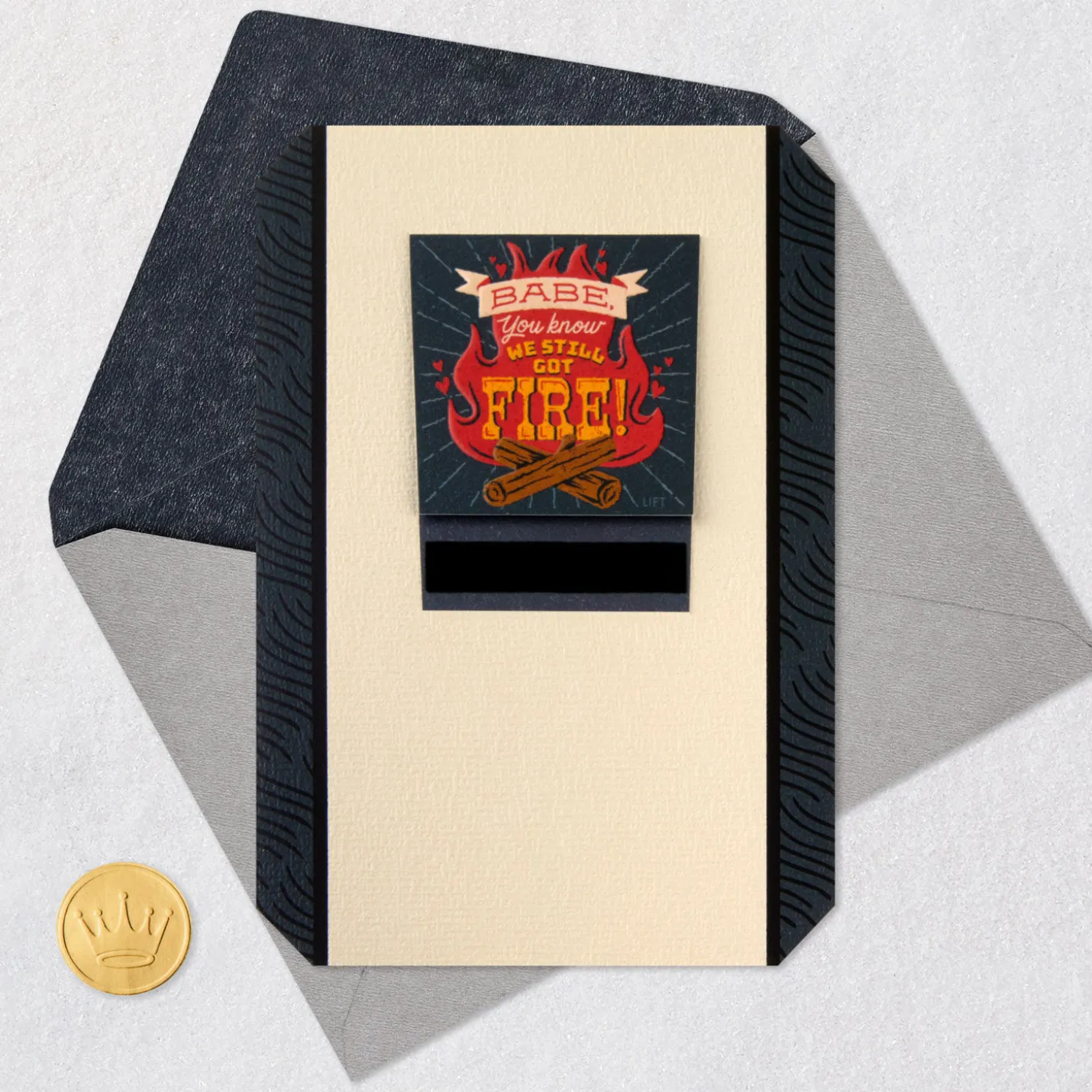 We Still Got Fire Romantic Birthday Card for Him