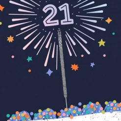 Whatever Makes You Happy 21st Birthday Card
