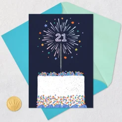 Whatever Makes You Happy 21st Birthday Card