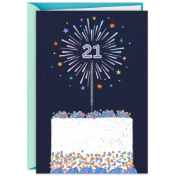 Whatever Makes You Happy 21st Birthday Card