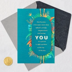 What's Truly Important Is You Birthday Card for Parent