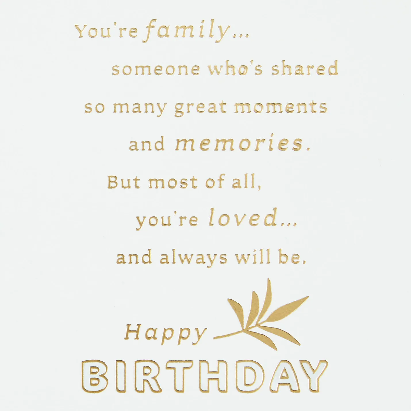 What's Truly Important Is You Birthday Card for Parent