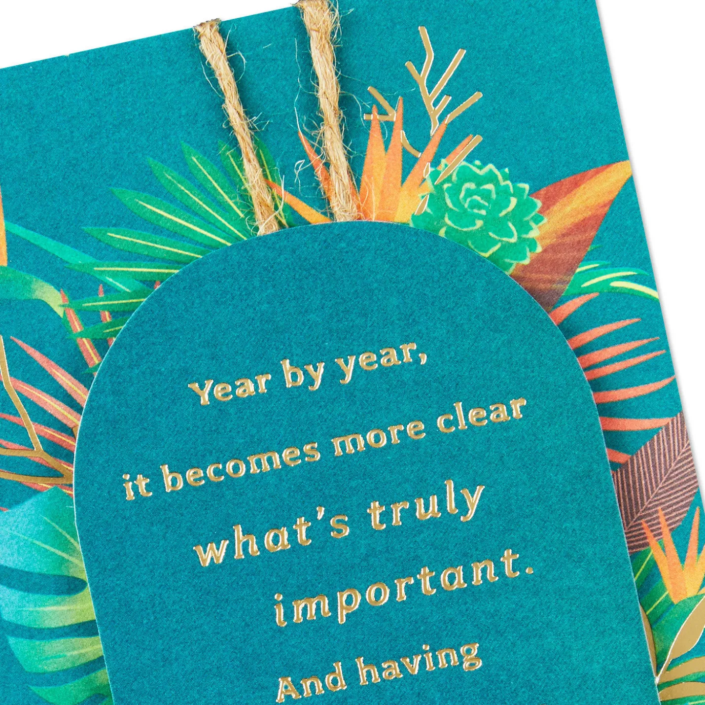 What's Truly Important Is You Birthday Card for Parent