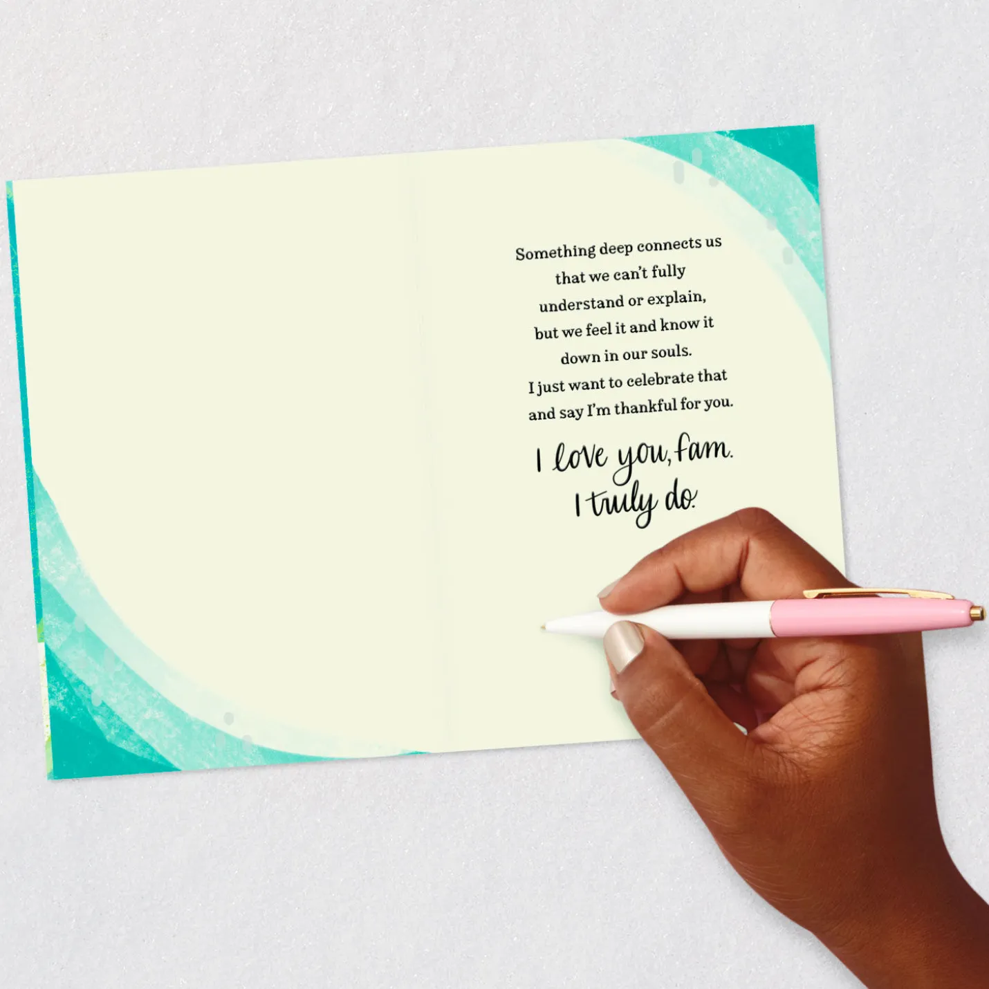 When Friends Become Family Friendship Card