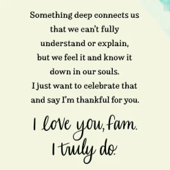 When Friends Become Family Friendship Card