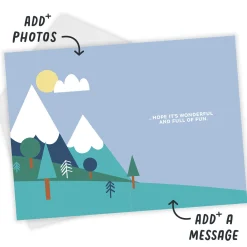 Wherever the Year Takes You Custom Birthday Card